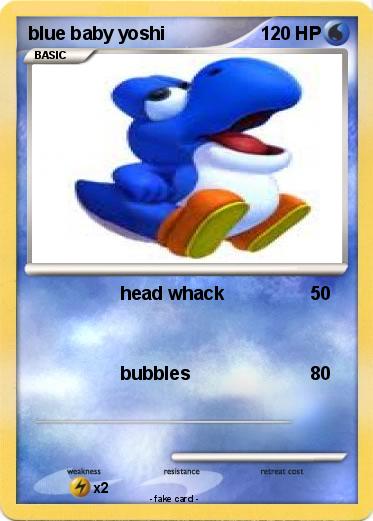 Pokemon blue baby yoshi