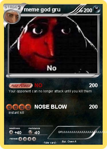 Pokemon meme god gru