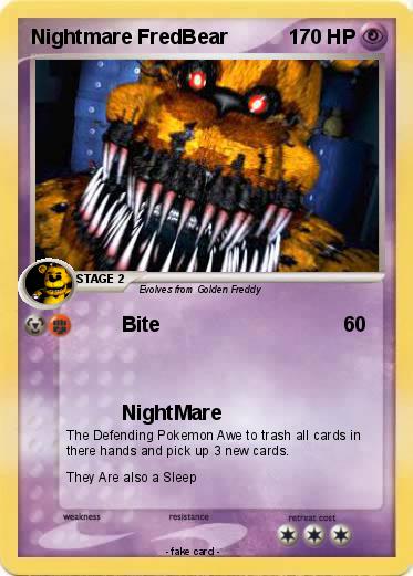 Pokemon Nightmare FredBear