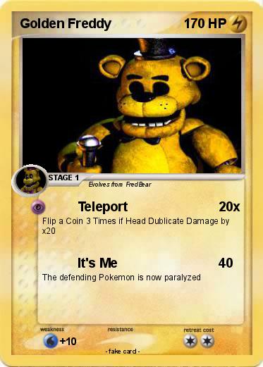 Pokemon Golden Freddy