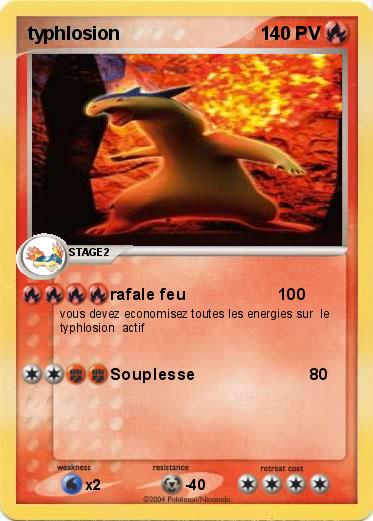 Pokemon typhlosion 