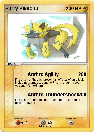 Pokemon Furry Pikachu