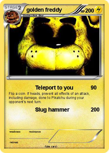 Pokemon golden freddy