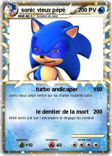 Pokemon sonic vieux pépé