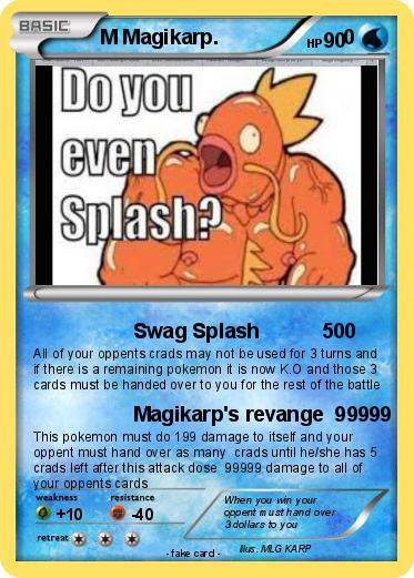 Pokemon M Magikarp.                      0