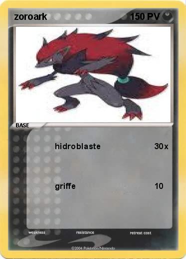 Pokemon zoroark