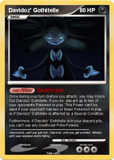 Pokemon Davidoz' Gothitelle
