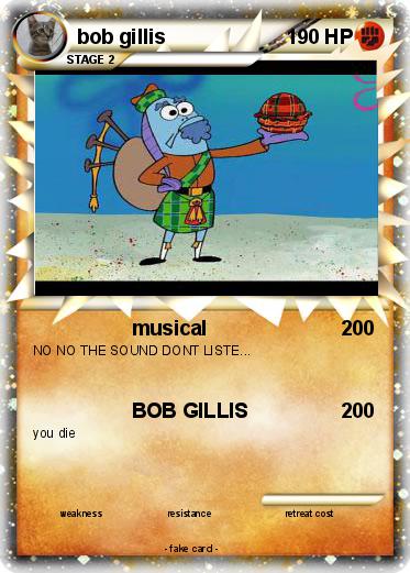 Pokemon bob gillis