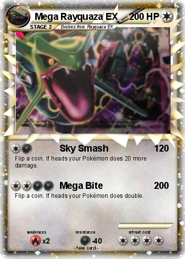 Pokemon Mega Rayquaza EX