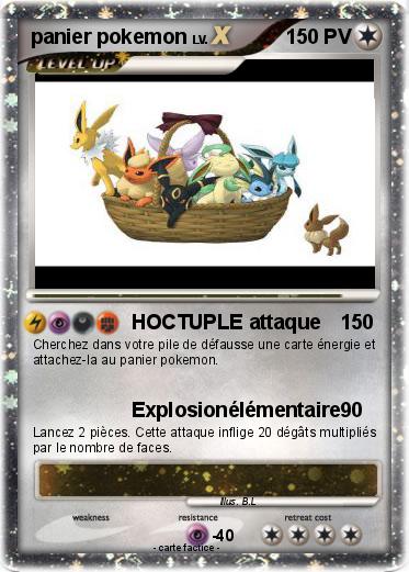 Pokemon panier pokemon