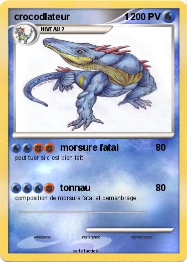 Pokemon crocodlateur                     1