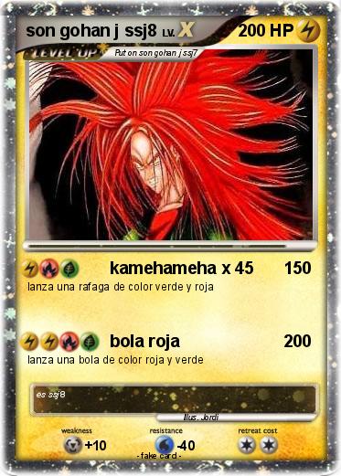 Pokemon son gohan j ssj8