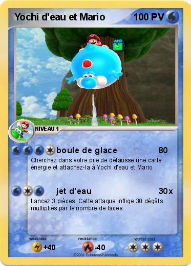 Pokemon Yochi d'eau et Mario