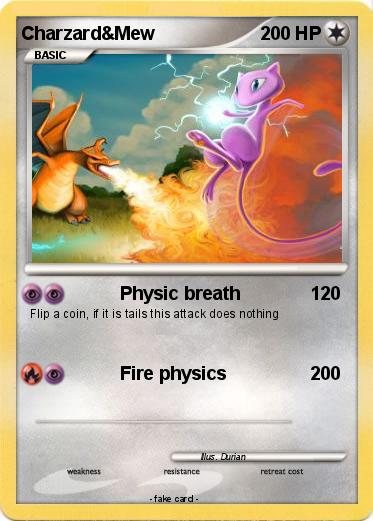 Pokemon Charzard&Mew