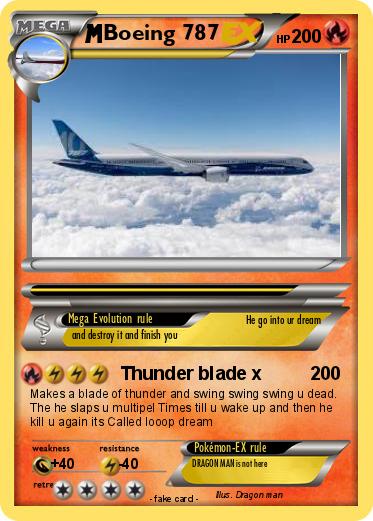 Pokemon Boeing 787