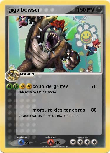 Pokemon giga bowser