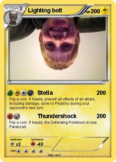Pokemon Lighting bolt