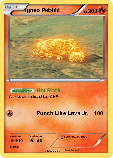 Pokemon Igneo Pebblit