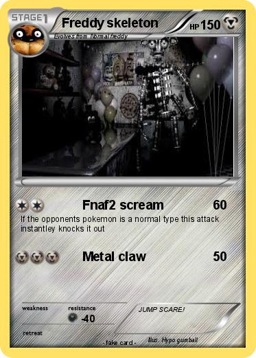 Pokemon Freddy skeleton