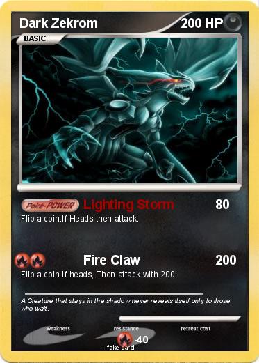 Pokemon Dark Zekrom