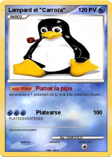 Pokemon Lampard el "Carroza"