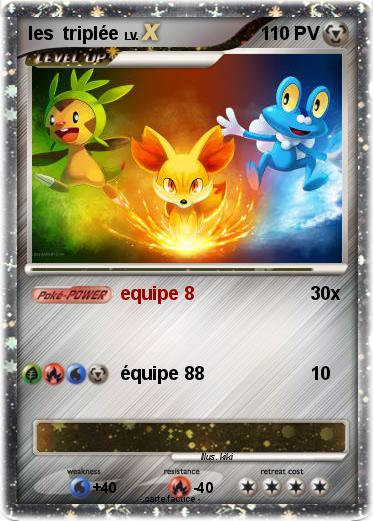 Pokemon les  triplée