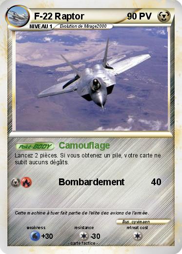 Pokemon F-22 Raptor