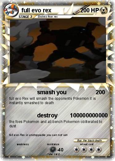 Pokemon full evo rex