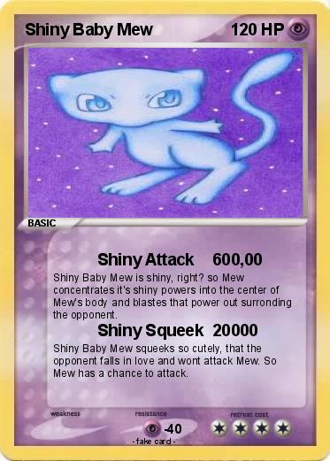 Pokemon Shiny Baby Mew