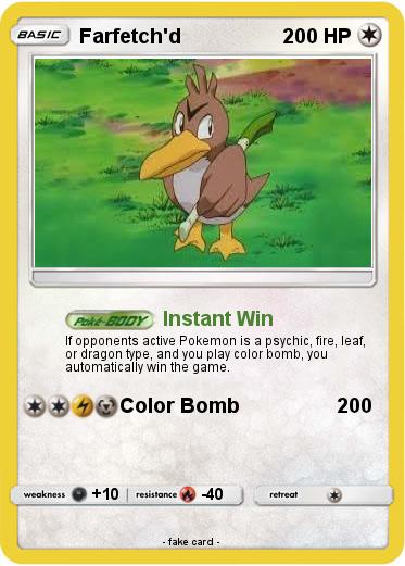 Pokemon Farfetch'd