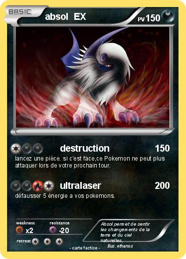 Pokemon absol  EX