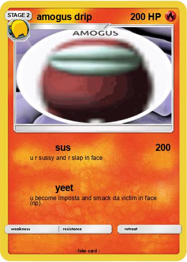 Pokemon amogus drip