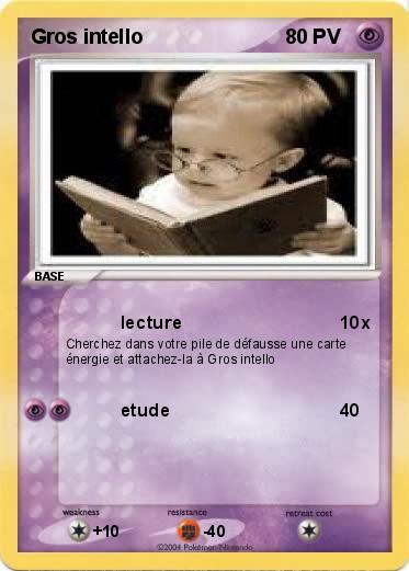 Pokemon Gros intello