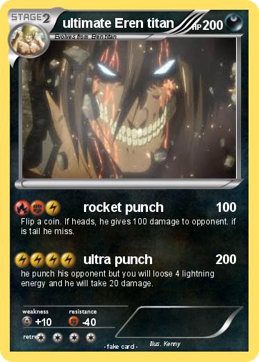 Pokemon ultimate Eren titan
