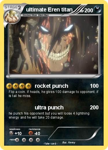 Pokemon ultimate Eren titan