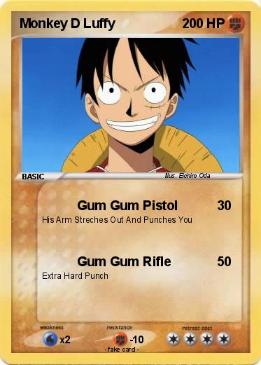 Pokemon Monkey D Luffy