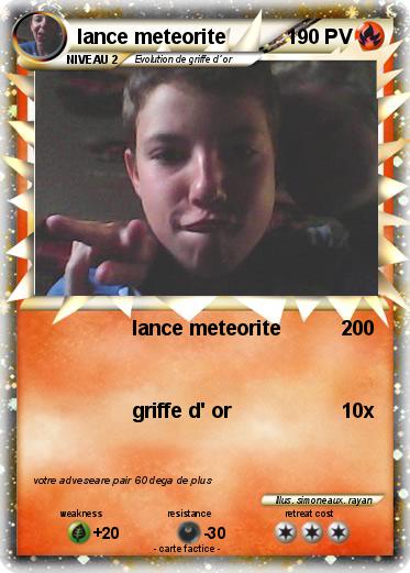 Pokemon lance meteorite