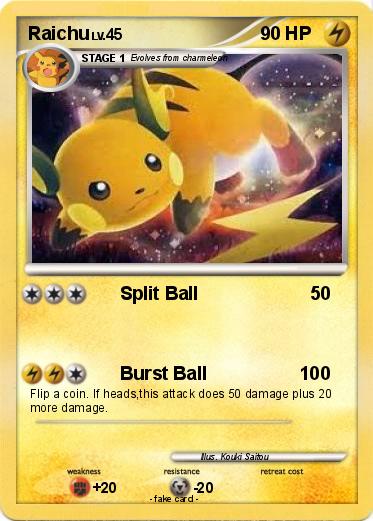 Pokemon Raichu
