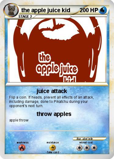 Pokemon the apple juice kid