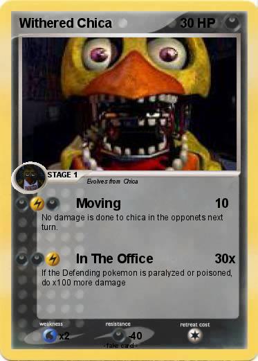 Pokemon Withered Chica