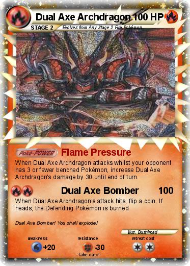 Pokemon Dual Axe Archdragon