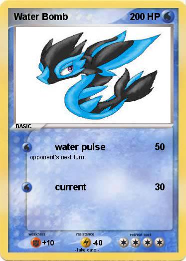 Pokemon Water Bomb