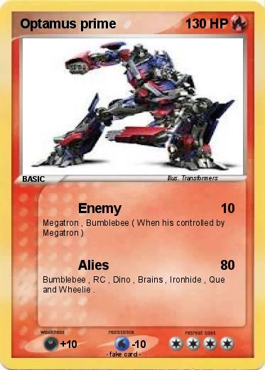 Pokemon Optamus prime