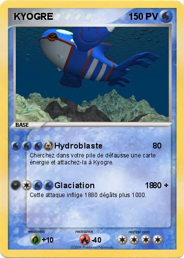 Pokemon KYOGRE                    