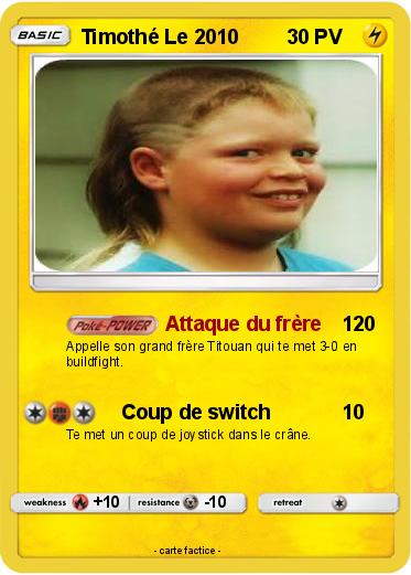 Pokemon Timothé Le 2010