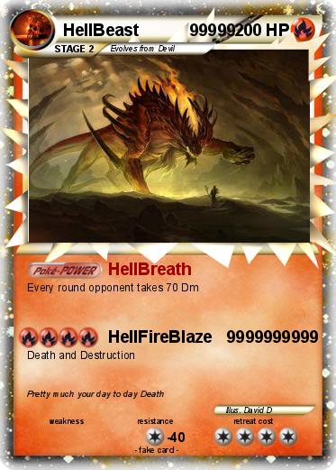Pokemon HellBeast           99999