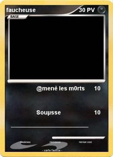 Pokemon faucheuse