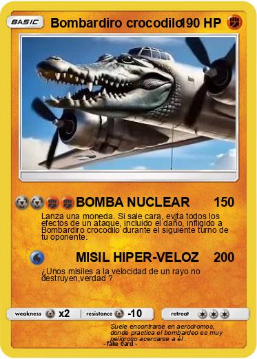 Pokemon Bombardiro crocodilo