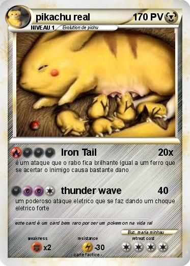 Pokemon pikachu real