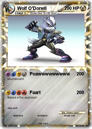 Pokemon Wolf O'Donell
